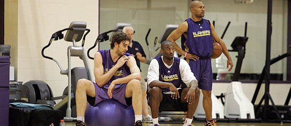 Pau Gasol, Kobe Bryant &amp; Derek Fisher