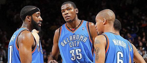 KD &amp; Thunder teammates