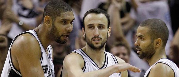 Tim Duncan, Manu Ginobili, Tony Parker