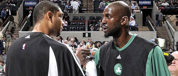 Tim Duncan &amp; Kevin Garnett