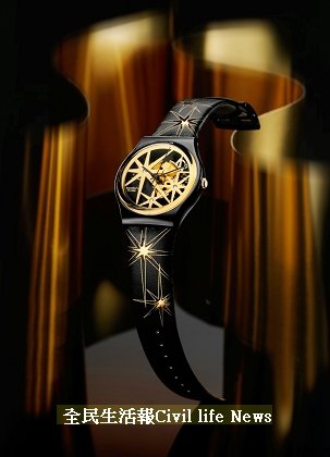 【Swatch耶誕系列錶款】璀璨金星GZ199S(情境照).jpg
