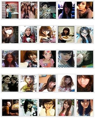 中韓職棒美女加油牆截圖.JPG