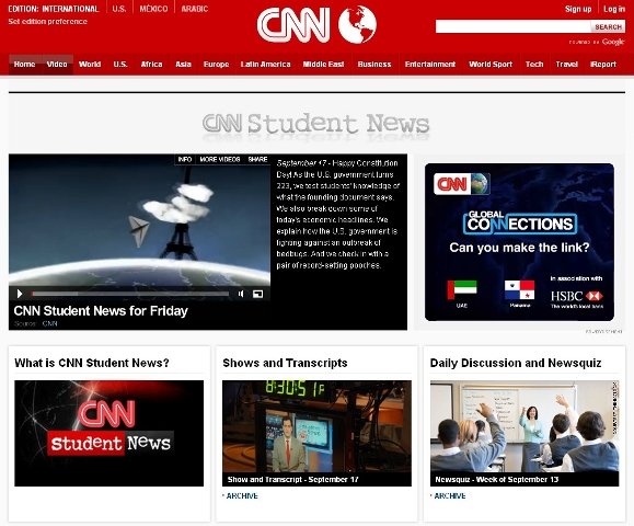 每日十分鐘維持英文聽力─CNN Student News