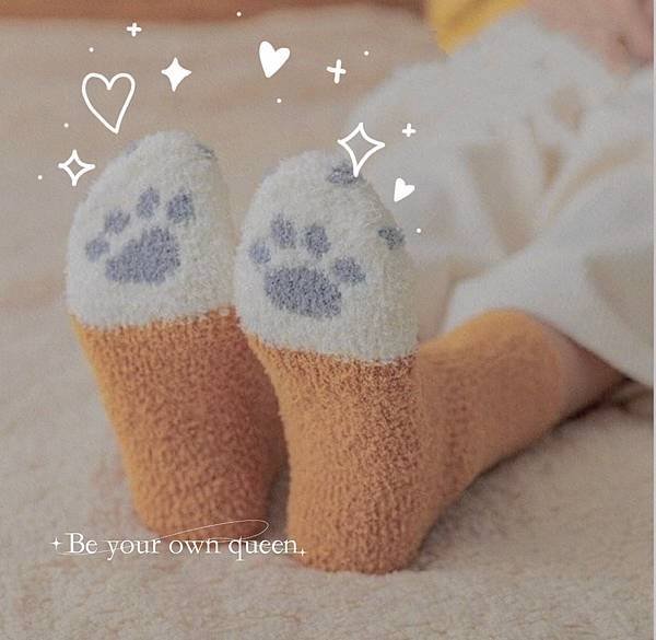軟軟又暖暖可可愛愛的貓掌襪🧦