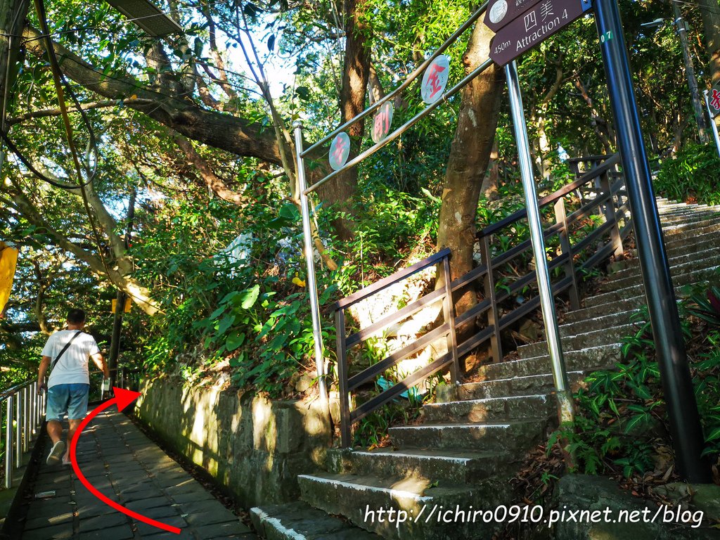 【台北景點】劍潭山親山步道‧北眼平台‧微風平台賞夕陽‧夜景‧