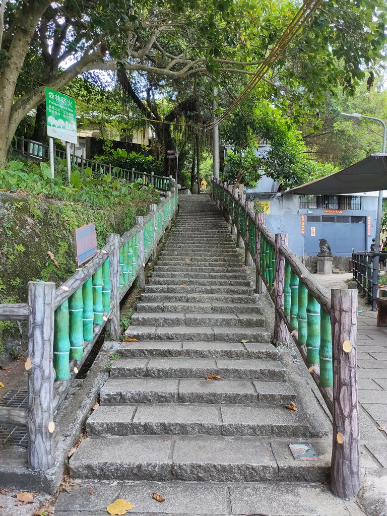 【台北景點】劍潭山親山步道‧北眼平台‧微風平台賞夕陽‧夜景‧