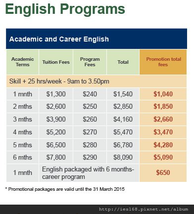 English program