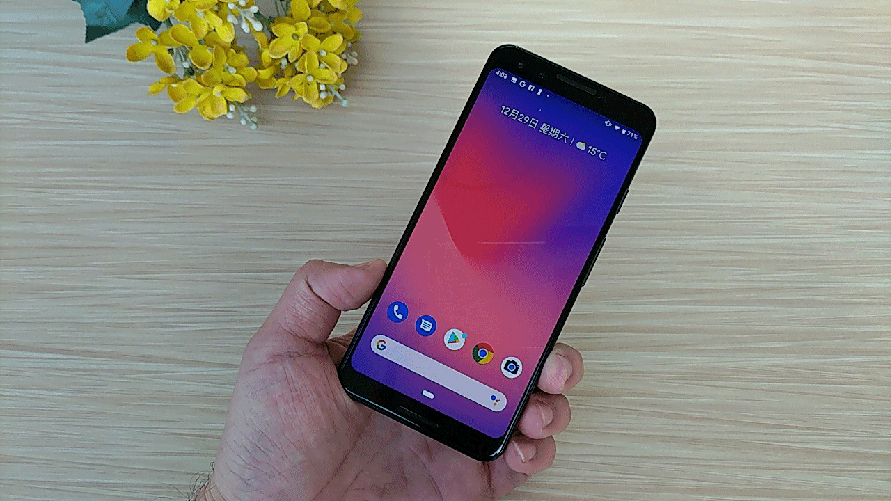 Google Pixel 3 握壓呼叫語音助理 (ifans 林小旭) .gif