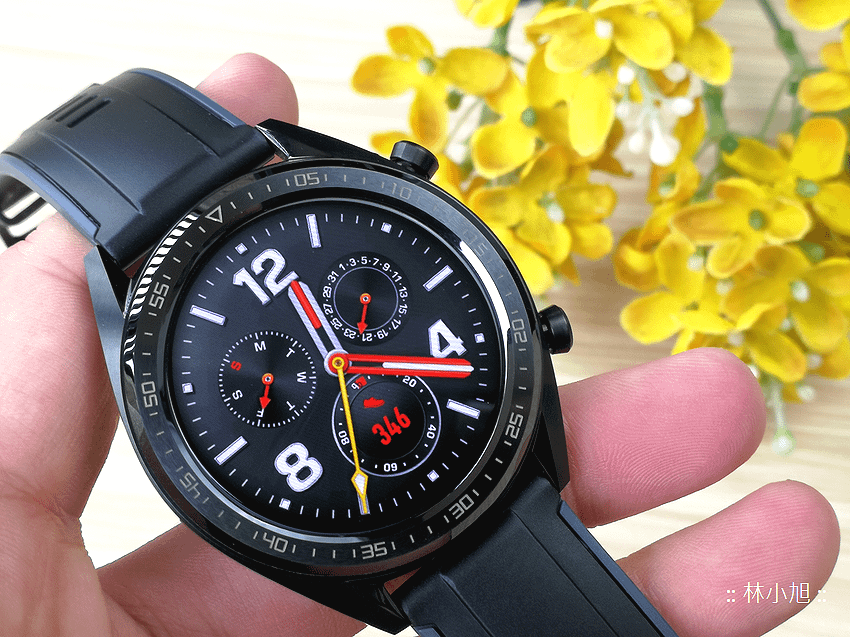 HUAWEI Watch GT 防水智慧手錶 (曜石黑矽膠錶帶) 開箱 (ifans 林小旭) (7).png