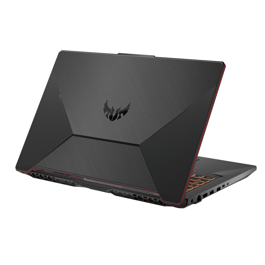 ASUS TUF Gaming A15／A17「烽火黑」外觀採用髮絲紋外殼混搭側邊深紅條紋設計，展現時尚潮流品味。.png