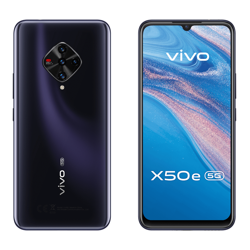 vivo X50e共有兩色，圖為夜幕。.png