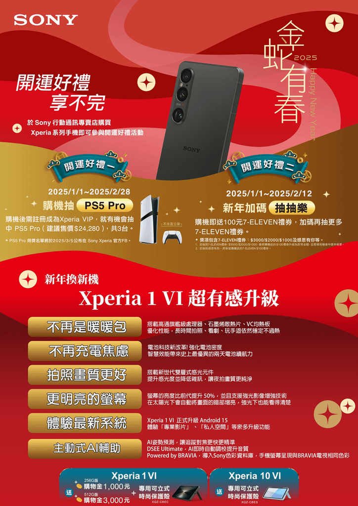 圖說5、Xperia 新年好禮雙重送！購機就抽 PS5 Pro 再加碼紅包回饋！.png