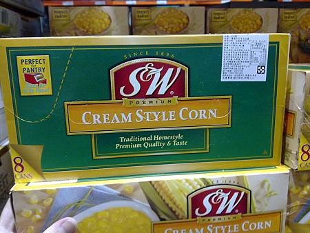 21164 S&amp;W Cream Style Corn 玉米醬 美國製 418公克x8罐 269 03.jpg