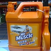 101566 Mr. Muscle 威猛先生 高效溶油廚房清潔劑 500公克噴槍&amp; 4公升補充液 日本進口 335 02.jpg