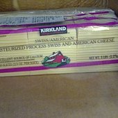 50021 Kirkland Signature Pasteurized Swiss and America Cheese 瑞士美國切片乾酪片 2.27kg 415 02.jpg