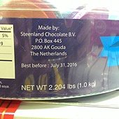 99464 Belgian  彩色錢幣牛奶巧克力 1公斤 荷蘭製 379 09