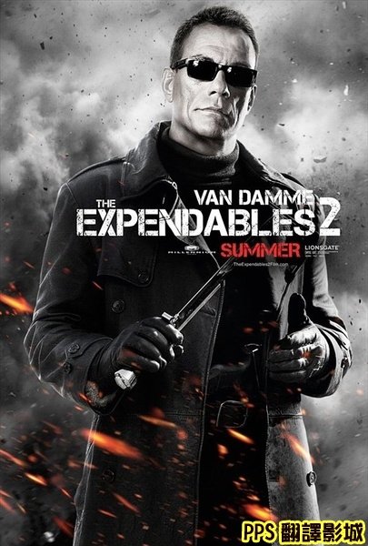 浴血任務2演員│敢死队2演员The Expendables 2-5尚克勞范達美 Jean-Claude Van Damme新