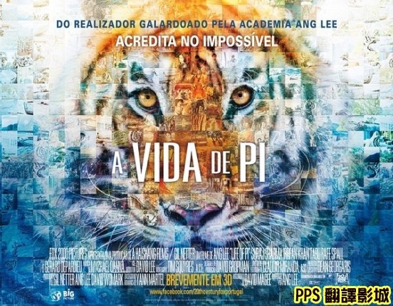 少年Pi的奇幻漂流海報／少年派的奇幻漂流海报Life of Pi Poster4新