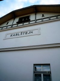 Karlštejn train station