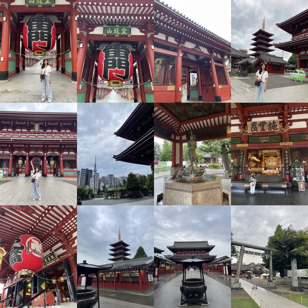 旅記Vlog｜東京自由行10日最終回｜神社巡禮(雷門淺草寺-