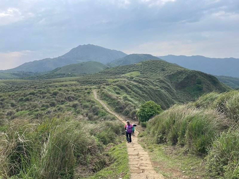 台北士林｜搭公車去爬山｜二刷台版的富士山-陽明山後山磺嘴山生