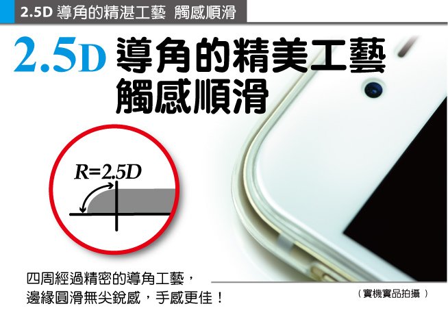 hoda好貼 iPhone6/plus 2.5D滿版鋼化康寧玻璃保護貼