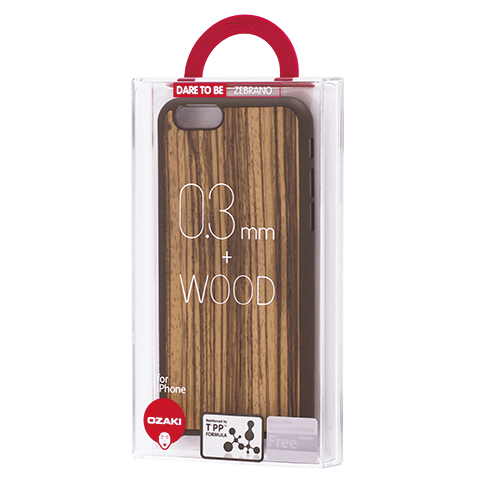 Ozaki O!coat 0.3+ Wood iPhone 6 專用超薄實木保護殼