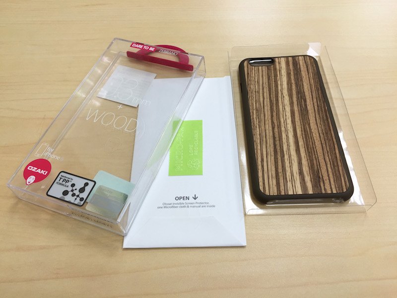 Ozaki O!coat 0.3+ Wood iPhone 6 專用超薄實木保護殼