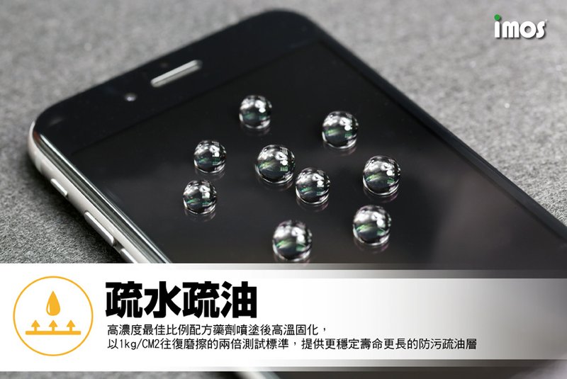 imos 0.55mm (強韌款) 3D曲面滿版康寧強化玻璃保護貼－SOLID-EX 9H 3D for iPhone 6系列