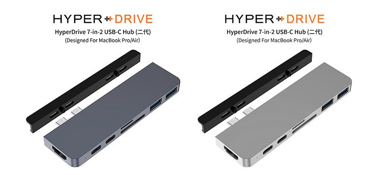 HYPERDRIVE ｜七合二 HUB (二代) ｜USB-C Hub for ＭacBook Pro