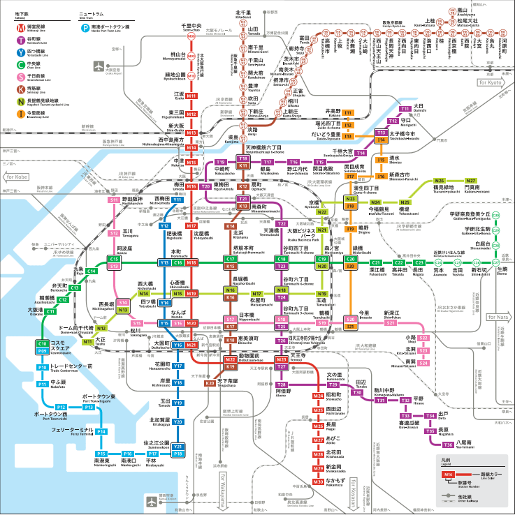 大阪市地鐵圖