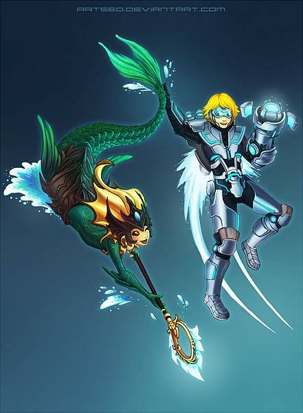 Ezreal-League-Of-Legends-фэндомы-Nami-919092