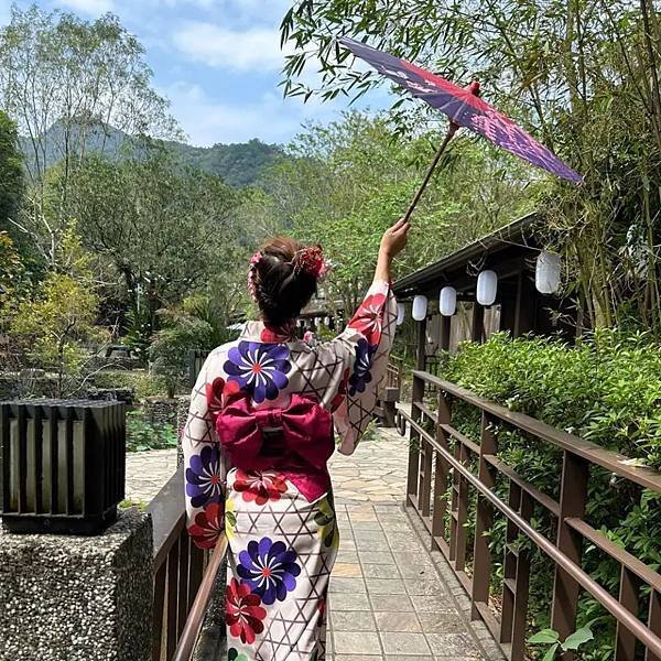 👘 宜蘭｜礁溪溫泉公園｜森林風呂裸湯券・和服浴衣體驗