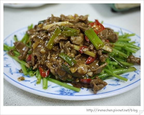 板橋大同口海鮮店11-空心菜炒羊肉.jpg