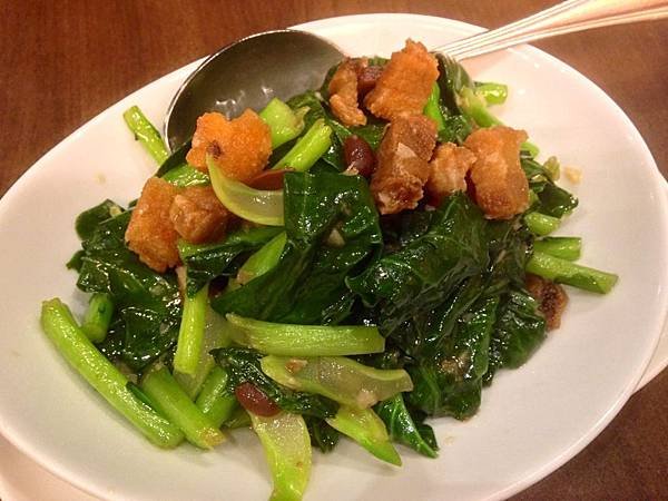 圖8 卓莉家廚的炒青菜深得我心