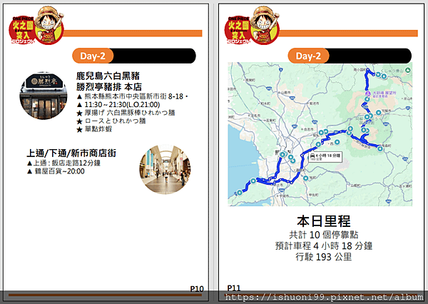 [愛出遊] 熊本行自製旅遊手冊&amp;花費紀錄