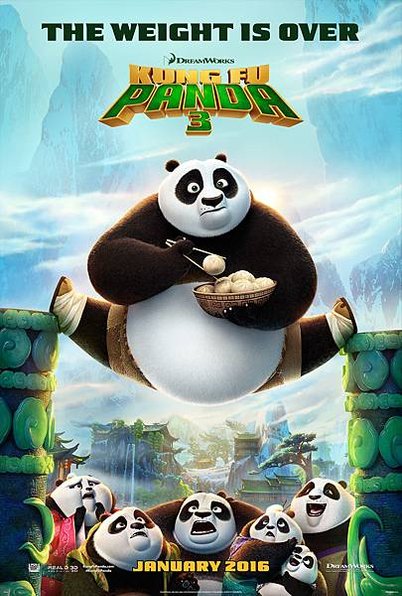 Kung Fu Panda 3 - poster