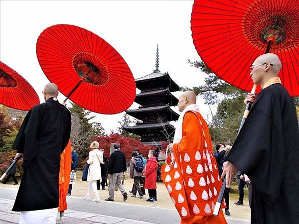 楓韻京都：華麗行列的仁和寺（二王門、御殿、南庭、北庭、五重塔