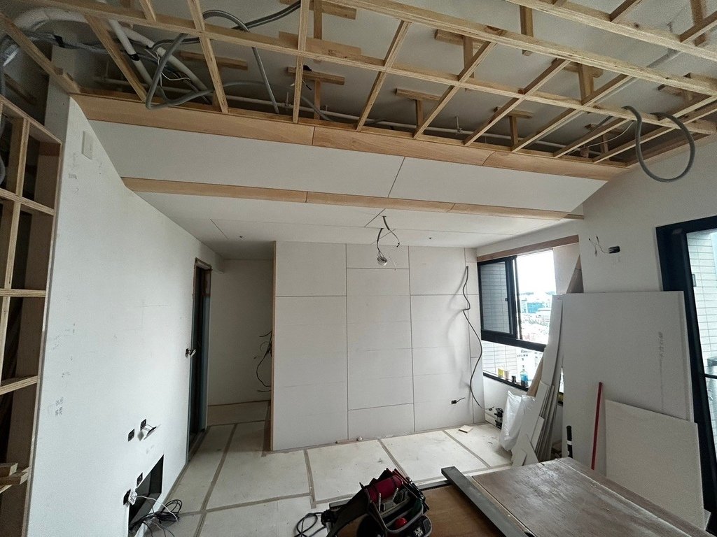新竹室內設計推薦│水設室內設計│19坪柔和米灰淡奶油圓弧裝潢
