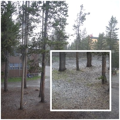 hail and rain