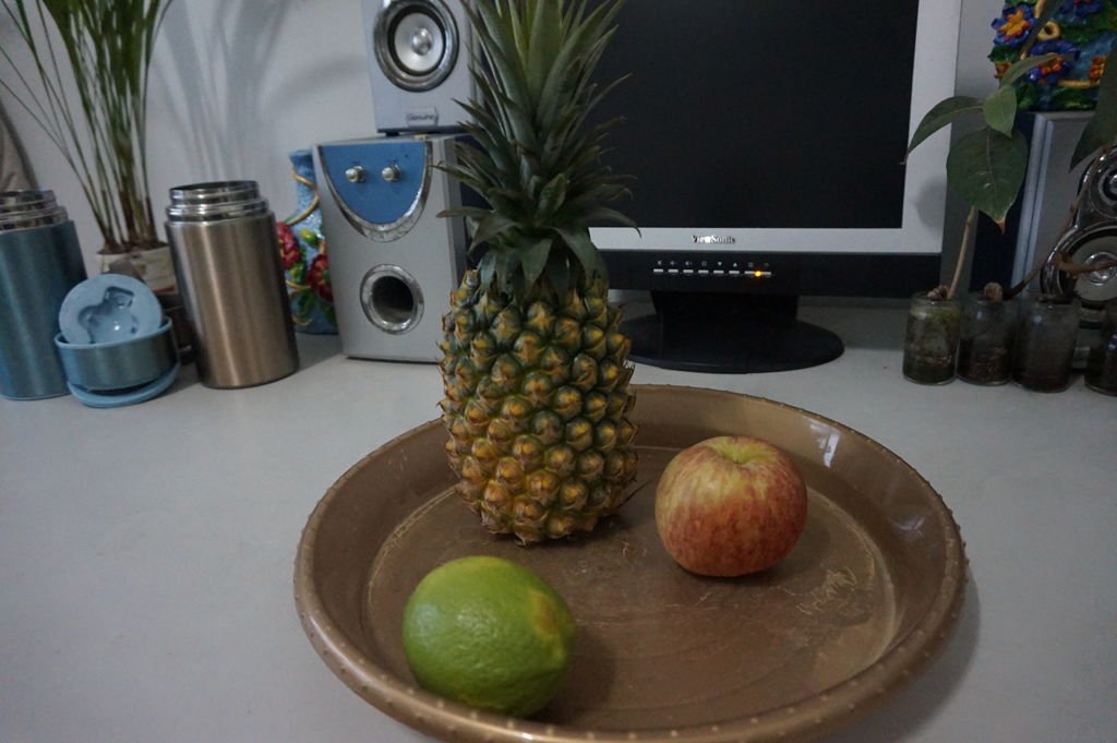 02果醬製作要準備的水果~鳯梨.蘋果.檸檬.JPG