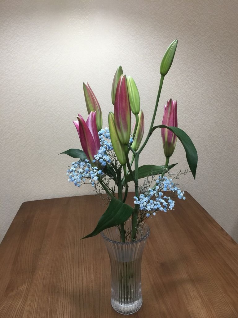 02從花店買的百合花(2010303拍攝).JPG