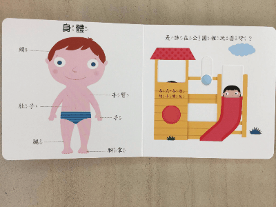 smart 推拉搖轉書 我的身體