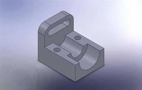 SolidWorks伸長特徵練習