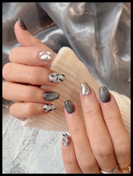 【台中美甲推薦】美甲設計【Mirror Nail 米洛美甲專