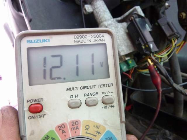 Address V125G 無啟動繼電器作動聲音 啟動馬達無運轉 無法電動啟動