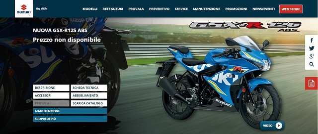 2017 SUZUKI GSX R125 ABS 