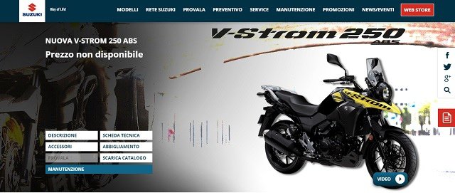 2017 SUZUKI V-Strom 250 ABS