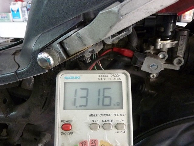 NEX125分解清潔節流閥本體後 FI故障燈燈亮起  怠速2500rpm