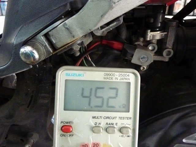 NEX125分解清潔節流閥本體後 FI故障燈燈亮起  怠速2500rpm